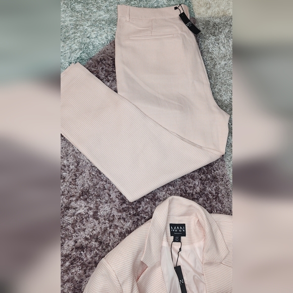 Boohooman SLIM SINGLE BREASTED DOGSTOOTH SUIT JACKET AND PANT SET - Picture 5 of 10